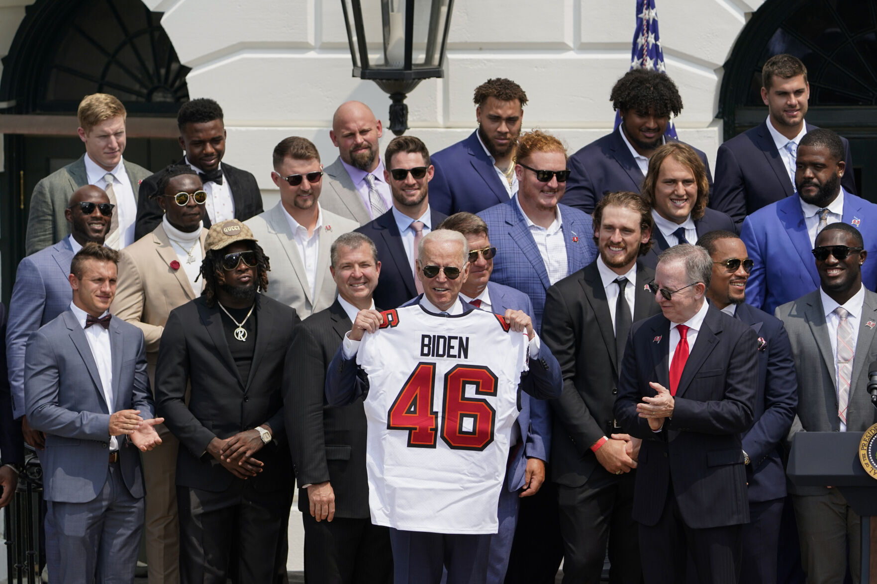 APTOPIX Biden Buccaneers Football